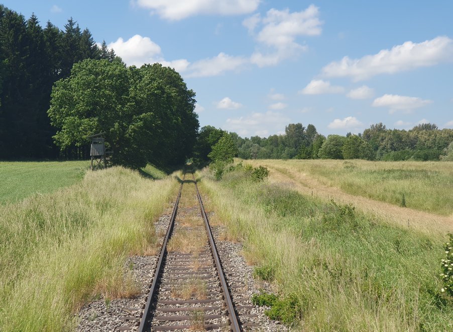 Eisenbahnromantik in Oberschwaben - mit der Ablachtalbahn bei Schwackenreute