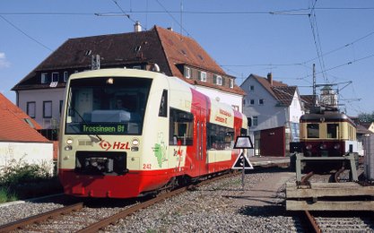 Ringzug trifft die Trossinger Eisenbahn